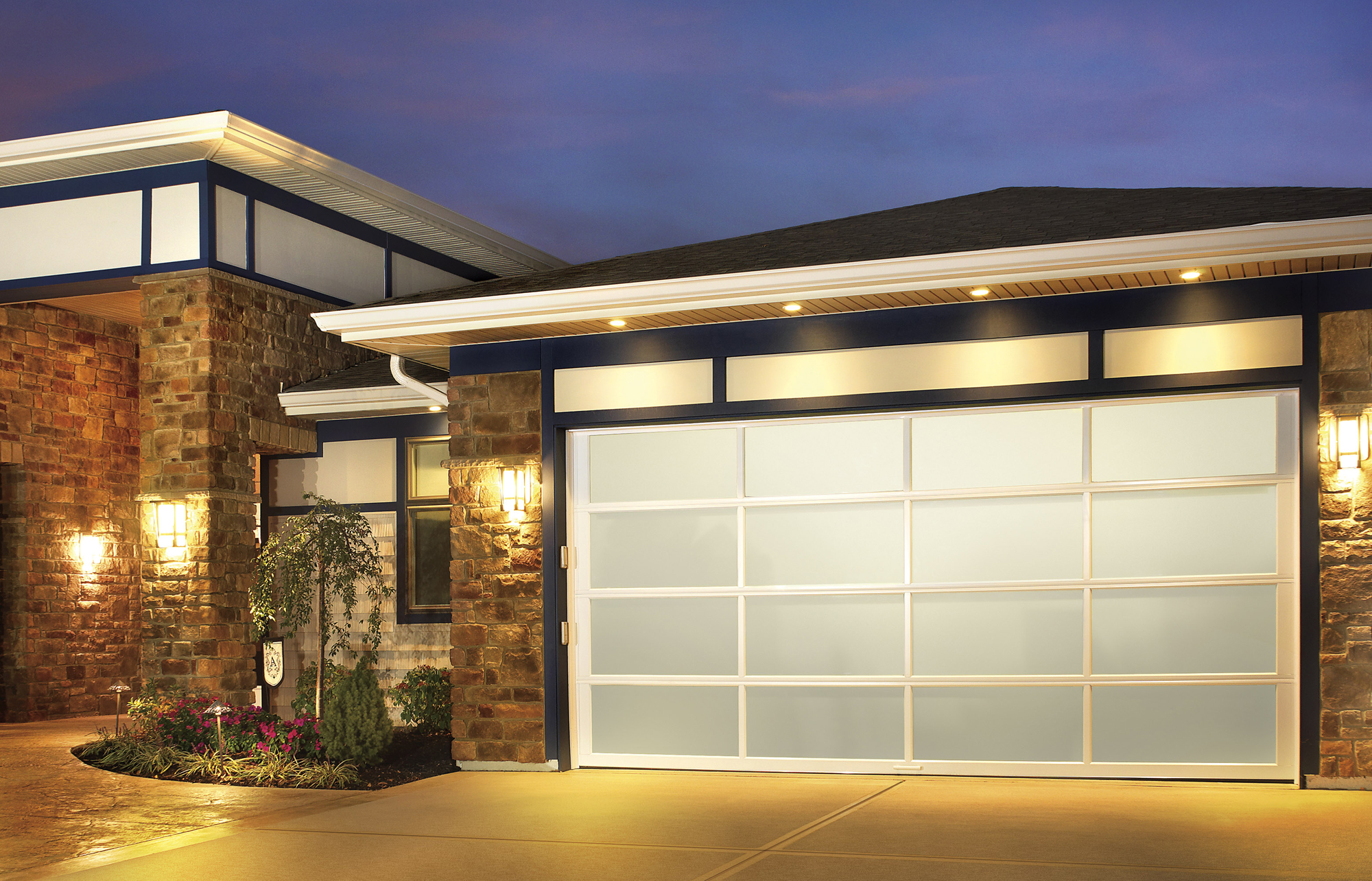 New contemporary look garage doors now available ...